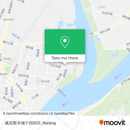 威尼斯水城十四街区 map