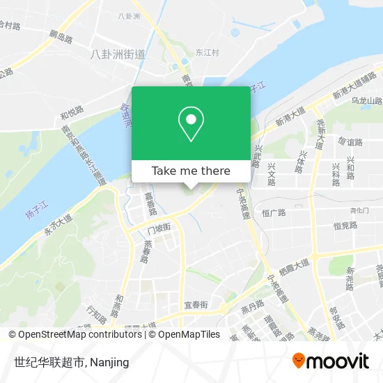 世纪华联超市 map
