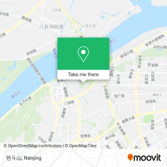 笆斗山 map