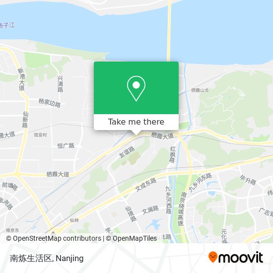 南炼生活区 map