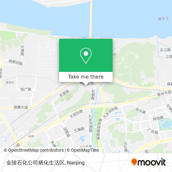 金陵石化公司栖化生活区 map