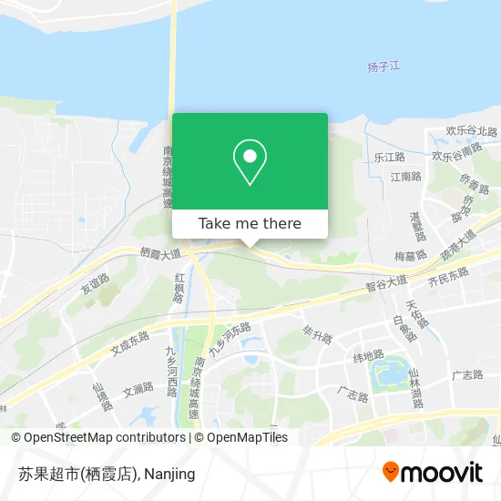 苏果超市(栖霞店) map