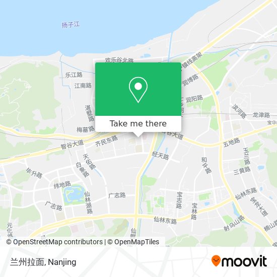 兰州拉面 map