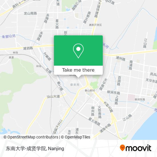 东南大学-成贤学院 map