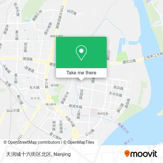 天润城十六街区北区 map
