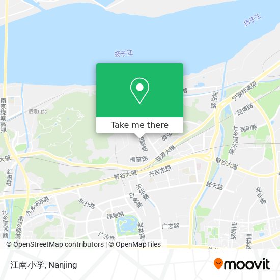 江南小学 map