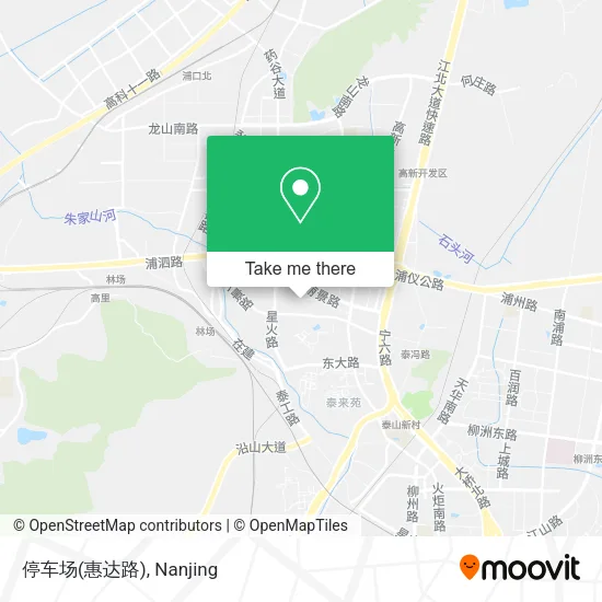 停车场(惠达路) map