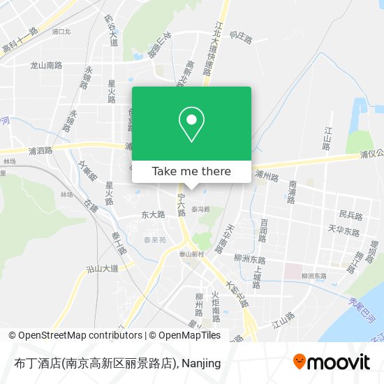 布丁酒店(南京高新区丽景路店) map
