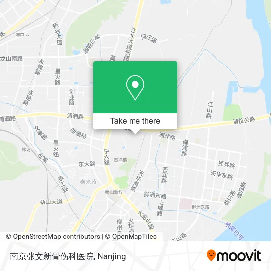 南京张文新骨伤科医院 map
