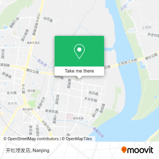 开红理发店 map