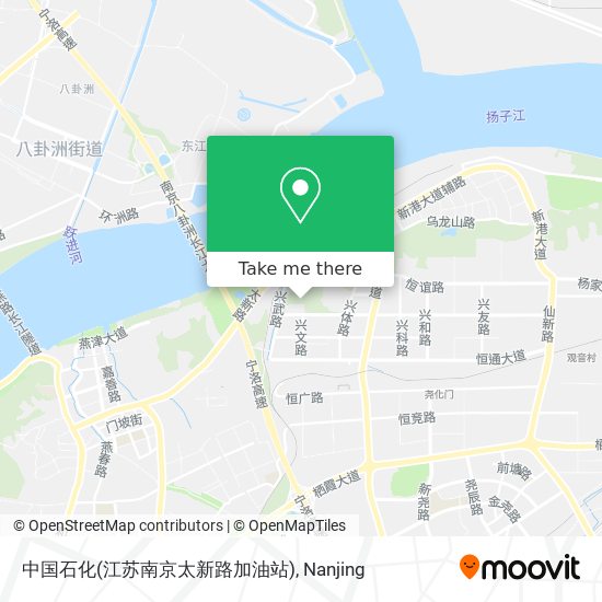 中国石化(江苏南京太新路加油站) map