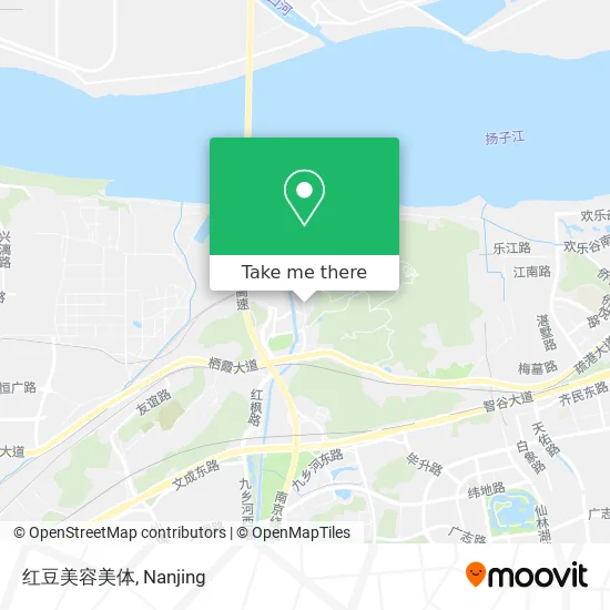 红豆美容美体 map