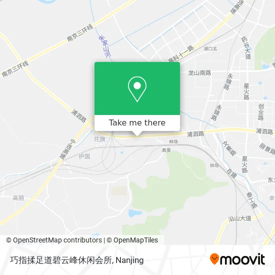 巧指揉足道碧云峰休闲会所 map
