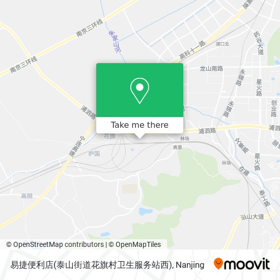 易捷便利店(泰山街道花旗村卫生服务站西) map