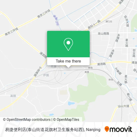易捷便利店(泰山街道花旗村卫生服务站西) map