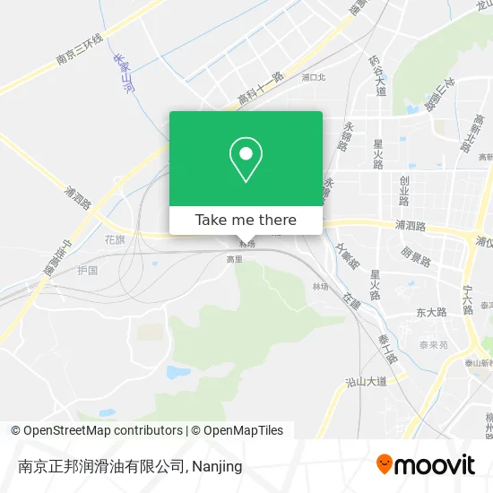 南京正邦润滑油有限公司 map