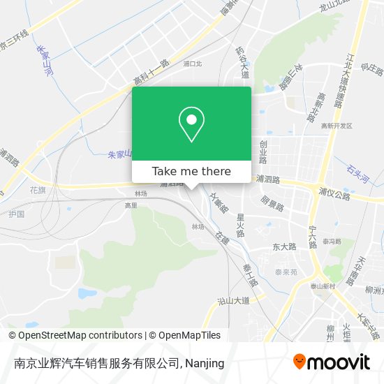 南京业辉汽车销售服务有限公司 map