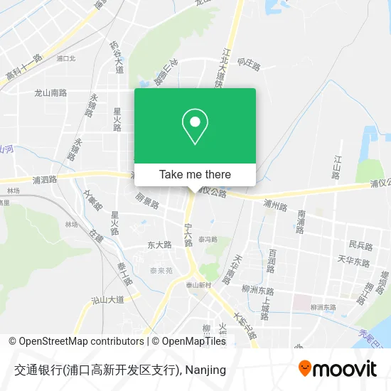 交通银行(浦口高新开发区支行) map