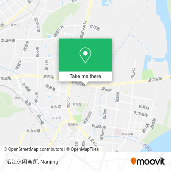 沿江休闲会所 map