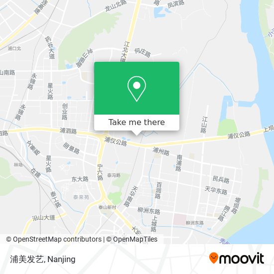 浦美发艺 map