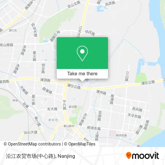 沿江农贸市场(中心路) map