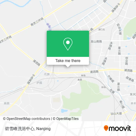 碧雪峰洗浴中心 map