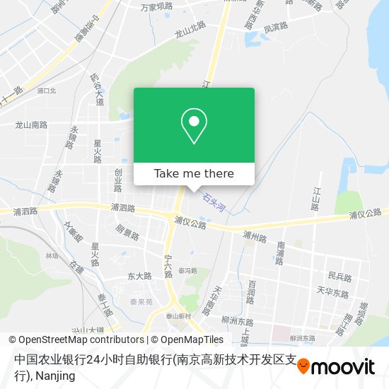 中国农业银行24小时自助银行(南京高新技术开发区支行) map