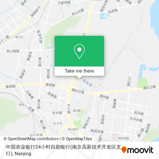 中国农业银行24小时自助银行(南京高新技术开发区支行) map
