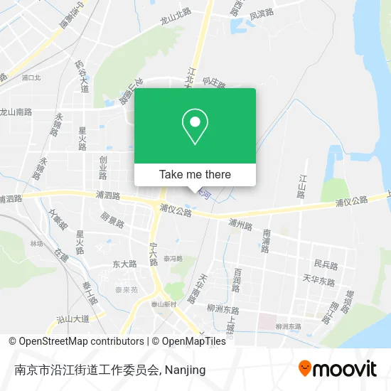 南京市沿江街道工作委员会 map