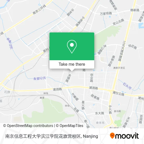南京信息工程大学滨江学院花旗营校区 map