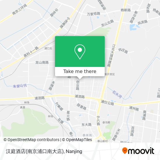 汉庭酒店(南京浦口南大店) map