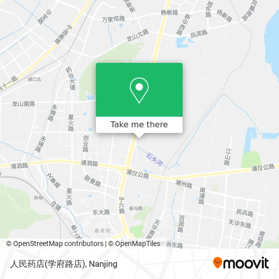 人民药店(学府路店) map