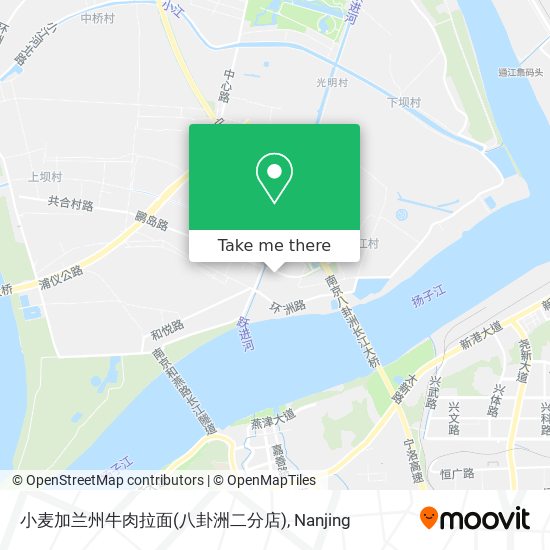 小麦加兰州牛肉拉面(八卦洲二分店) map