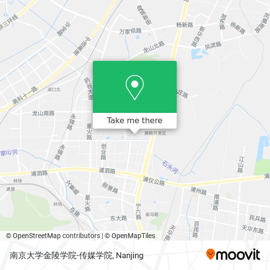 南京大学金陵学院-传媒学院 map