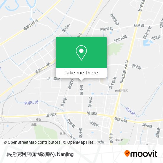 易捷便利店(新锦湖路) map