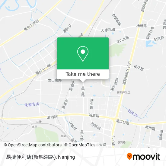 易捷便利店(新锦湖路) map