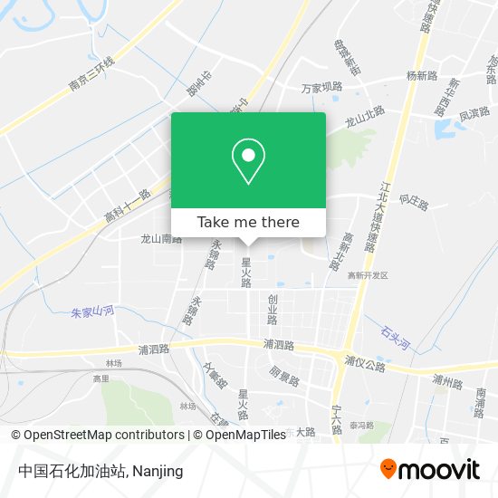 中国石化加油站 map