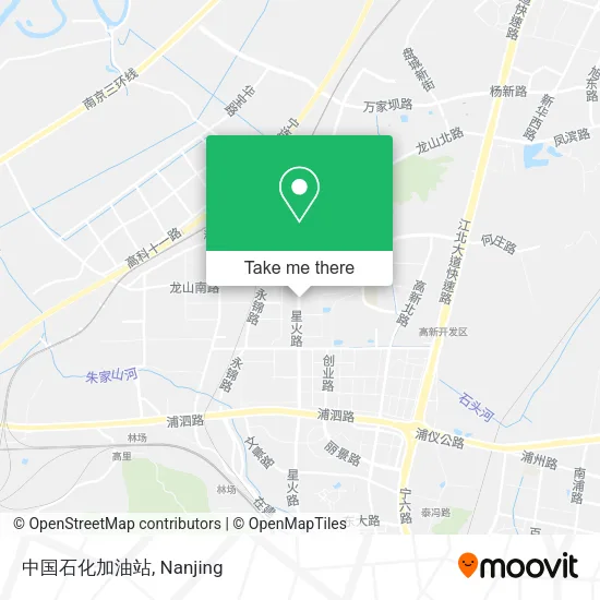中国石化加油站 map
