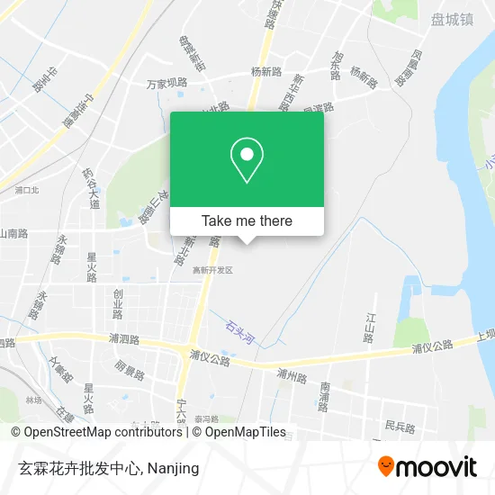 玄霖花卉批发中心 map