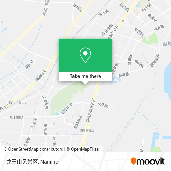 龙王山风景区 map