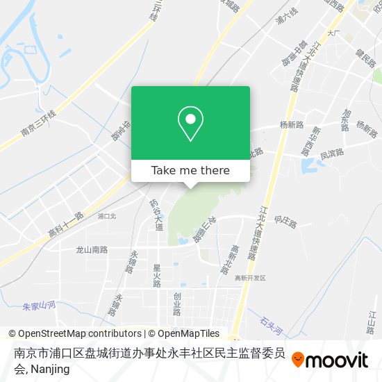 南京市浦口区盘城街道办事处永丰社区民主监督委员会 map