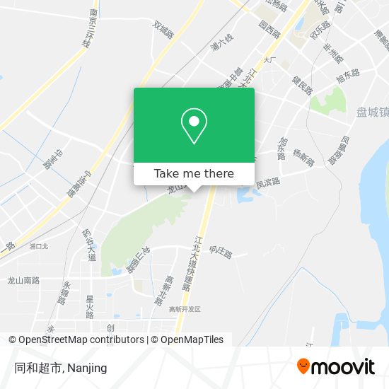 同和超市 map