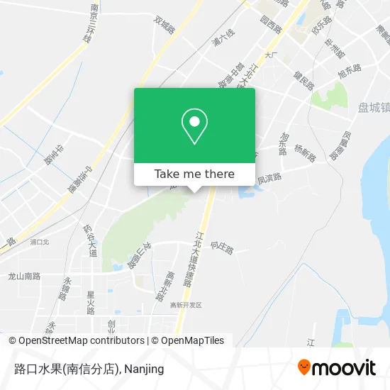 路口水果(南信分店) map