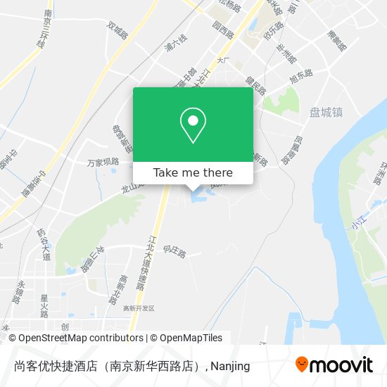 尚客优快捷酒店（南京新华西路店） map