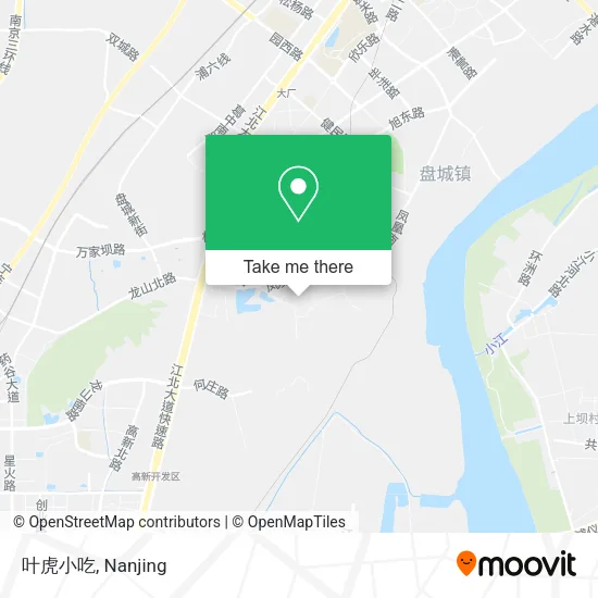 叶虎小吃 map