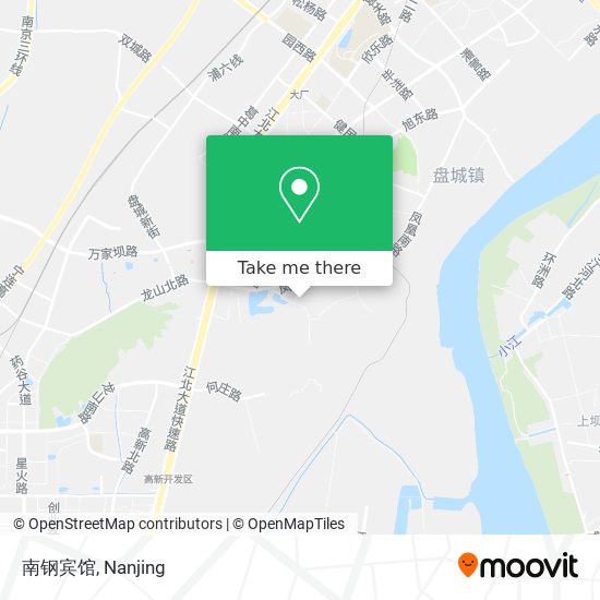 南钢宾馆 map