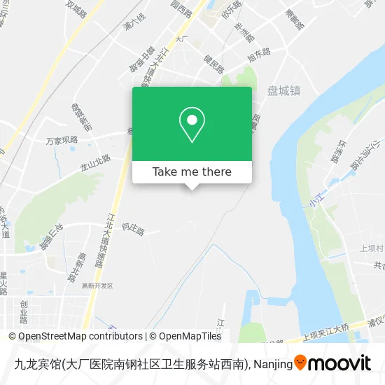 九龙宾馆(大厂医院南钢社区卫生服务站西南) map