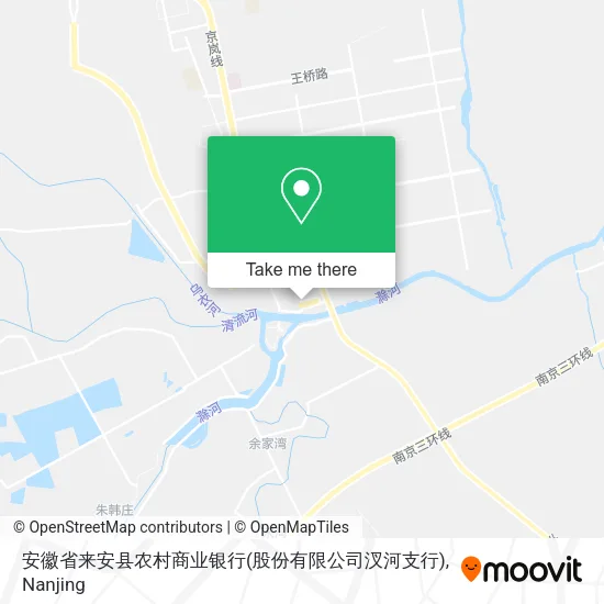 安徽省来安县农村商业银行(股份有限公司汊河支行) map