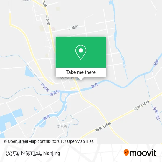 汊河新区家电城 map