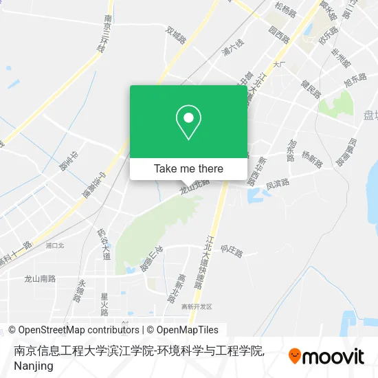 南京信息工程大学滨江学院-环境科学与工程学院 map